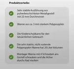 Baumarktplus Kinderschubkarre Lokomotive Schiebkarre Metallschubkarre Gartenkarre