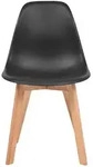 vidaXL Esszimmerst&uuml;hle 6 Stk. Schwarz Kunststoff