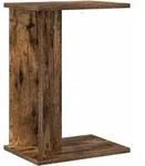 vidaXL Beistelltisch Ger&auml;ucherte Eiche 35 x 25 x 50 cm Holzwerkstoff