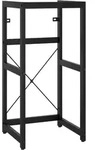 vidaXL Badezimmer Waschtischgestell Schwarz 40x38x83 cm Eisen