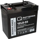 Q-Batteries 12LS-55 12 V 55 Ah AGM Bleiakku