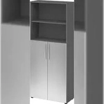 b&uuml;m&ouml; Mehrzweckschrank 80cm breit, Aktenschrank o. Schuhschrank hoch, Regal
