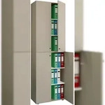 VCM B&uuml;roschrank Ulas Grau