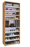 VCM LonaXXL9 Schuhschrank 9 Ablagen Buche dekor.