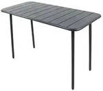 VCM Gartentisch Sumila Schwarz H. 72 x B. 110 x T. 55 cm