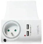 LogiLink PA0166 - Typ E (FR) - 250 V - 50 Hz - 16 A - Wei&szlig; - 2,1 A
