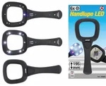 Kraftmann 85865 Handlupe mit LED und UV Licht 60mm
