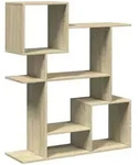 vidaXL Raumteiler-B&uuml;cherregal Sonoma-Eiche 92x29x112 cm Holzwerkstoff