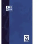 Arbeitsblock Lin.21 - A4, 50 Blatt, 90 g/qm, 4-fach Lochung