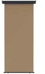 vidaXL Balkon Seitenmarkise 80 x 250 cm 100% Polyester Eisen Stahl
