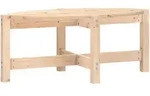 vidaXL Couchtisch 87x48x35 cm Massivholz Kiefer
