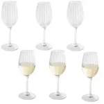 APS 12er Set Kunststoff Wei&szlig;weinglas -PERFECTION-, &Oslash; 8 cm, H: 21,5 cm, 320 ml