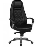 Chefsessel `Madrid` Echtleder, ergonomisch, Aluminium-Fu&szlig;kreuz, bis 120 kg, 8