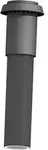 Kermi x-well Dachhaube NW 160/180, ged&auml;mmt, schwarz, extra lang - Y2402160003K -