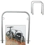 Baumarktplus 2 x Fahrradanlehnb&uuml;gel 115 x 99 cm Stahl feuerverzinkt &Oslash; 49 mm