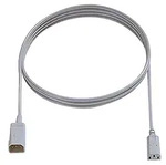 BACHMANN Kaltger&auml;teverl&auml;ngerung H05VV-F 3G1,0mm2, C14 / C13, grau, 0,5 m