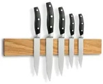 DELUKE&reg; Magnetleiste Messer aus Eichenholz KYLO [STARKER MAGNET] - 40cm Breite 