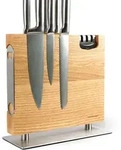 DELUKE&reg; Magnetischer Messerblock ohne Messer HYFO [MIT MESSERSCH&Auml;RFER] -...