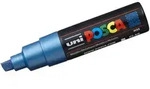 uni-ball Fasermaler Uni Posca PC-8K 8mm blau metallic