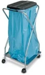 BRB M&uuml;llsackst&auml;nder mit Rollen, f&uuml;r 70-120L S&auml;cke (schwarz, einfach)