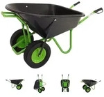 Baumarktplus 2-Rad Schubkarre 160 L 220 kg Gartenschubkarre Schiebkarre Hofkarre