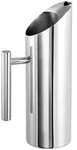 APS 10695 Wasserkanne/Pitcher &Oslash; 9 cm, H: 27,5 cm, 1,2 Liter, 18/8 Edelstahl,...