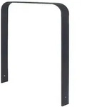 Fahrradanlehnb&uuml;gel 115 x 76 cm Flachstahl 12 mm pulverbeschichtet zum...