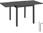 TecTake GmbH tectake Aluminium Gartentisch Campos, ausziehbar,...