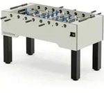 Sportime Tischkicker "Match", Blue Guardian vs. White Dragon, Wei&szlig;, Spielfeld...