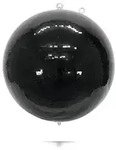 SATISFIRE Spiegelkugel 50cm schwarz Safety Discokugel Mirrorball Party Disko
