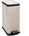 SVITA STM15 M&uuml;lleimer Treteimer 15l inkl. Inneneimer Softclose-Deckel Taupe