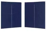 vidaXL Partyzelt-Seitenteil 2 Stk. 200 x 195 cm Blau PE und Stahl