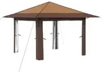 vidaXL Gazebo ohne Seitenwand Beige und Braun