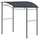 Outsunny - Grillpavillon - 215Lx150Wx220Hcm - Grau+Schwarz