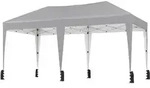 COSTWAY Pavillon 3x6m, Pop-up, mit Tasche, Rollen & 6 Sands&auml;cken, UV 50+,