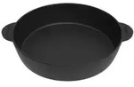 ROBARI Schmorpfanne Servierpfanne aus Gusseisen 30 cm