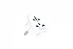 Verbatim 49541 Netzstecker-Adapter Universal Typ E/F hybrid Wei&szlig;
