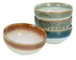 CreaTable Cascade Bunt Buddha Bowl 4-tlg Steinzeug
