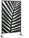 Outsunny - Raumteiler - 122Lx45Wx198Hcm - Schwarz