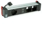 BACHMANN POWER FRAME Medium 1x CEE7/7 2xCM 1xUSB Charger