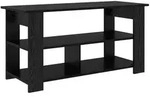 vidaXL TV-St&auml;nder Schwarz Eichen-Optik 100 x 40 x 50 cm
