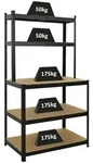 PROREGAL Packtisch GIANT BEAST HxBxT 180x100x60cm Fachlast 175kg Schwarz...