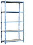 SimonRack Schwerlastregal 1800x900x500 mm, 5 Ebenen, Holzb&ouml;den, 150 kg...