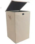 VCM Aufbewahrungsbox Dreso Creme H. 50 x B. 30 x T. 30 cm