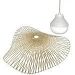 Lumisky LAIA RGB D50CM kabellose Pendelleuchte Bambus Beige