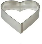 Schneider - Tortenring "Herz", Aluminium, 200 x 50 x 2 mm