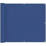 vidaXL Balkonsichtschutz 100 x 400 cm Oxford-Stoff Rechteckig Blau