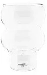 Mulex Glas 8-Teilig Two Bubble Cocktail- 500ml - Hei&szlig;getr&auml;nke Kaffeeglas