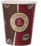 Lauroo 1000 Stk. Kaffeebecher Trinkbecher "Coffee to go", Pappe beschichtet,...