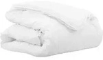 vidaXL 2-in-1 Bettdecke Wei&szlig; 262 x 242 x 10 cm Polyester